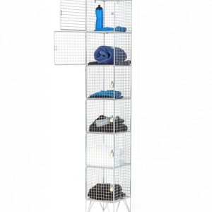 Wire mesh lockers available in 5 different options